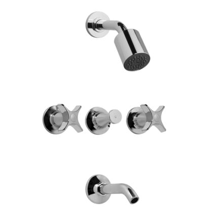 0103/M3P-CR Pétalo – Juego para bañera y ducha
