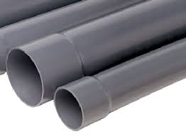 Tuberías de PVC gris junta cementada